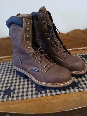 Carolina 9" Steel Toe Waterproof Men's 12 Work Boots New In Box
